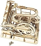 RoWood 3D Puzzle Murmelbahn Modellbau aus Holz - DIY Holzpuzzle Kugelbahn...