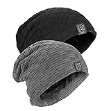 Kungber Slouch Beanie Mütze, Warme Unisex Wintermütze Strickmütze Wollmütze...