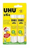 UHU 52190, 2 Klebestifte, Weiß, 21 g