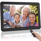 BRIHIEVY Digitaler Bilderrahmen 8 Zoll, Elektronischer Bilderrahmen mit...