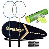 Senston S300 Graphit Badminton Set Carbon Badmintonschläger Badminton Schläger...