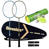 Senston S300 Graphit Badminton Set Carbon Badmintonschläger Badminton Schläger...