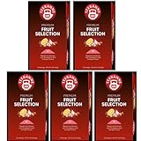 Teekanne Premium Fruit Selection, 5er Pack (5 x 20 Teebeutel), 5 x 60 g