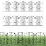 Gartenzaun | 3,x 33cm x 61cm Klappbarer Zierzaun Für Beeteinfassung | 10x Temporäre...