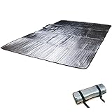 Outdoor Alu Isomatte Doppel Alumatte Isoliermatte 2 Personen Thermomatte 200 x 120 cm 240...