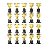 ZOMTTAR 20 STÜCKE Mini-Kunststoff-Goldbecher-TrophäEn für Partykinder FrüHes...