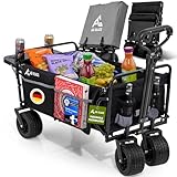 AG Blaze Bollerwagen mit klappbaren Tisch & Regenschutz [MULTIFUNKTIONAL] ideal zum...