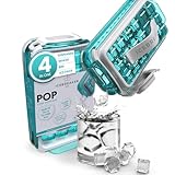 ICEBREAKER POP 2.0 Eiswürfelform - Eis herstellen und servieren, ohne das Eis zu...