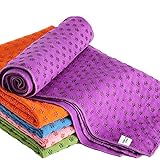 Ivy Yoga Handtuch rutschfest - Mikrofaser Yogatuch schnelltrocknend -...