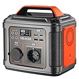 Tragbares Power Station 300W, SBAOH 296Wh Generator Schnellladung-230V AC Steckdosen/DC...