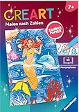 Ravensburger CreArt Malen nach Zahlen ab 7: Meerjungfrauen, Malbuch, 24 Motive,...