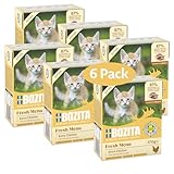 Bozita Tetra Häppchen in Sauce mit Huhn für Kitten – 6x370g Getreide- &...