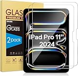 SPARIN Panzer Schutz Glas für iPad Pro 11 M4 (2024) Schutzfolie, 2 Stück Folie...