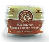 200 Stück 80/200mm Korbfilter Kaffeefilter - kompatibel mit Beem, Cuisinart, Phillips,...
