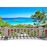 Runa Art Fototapete Meer Karibik 352 x 250 cm Vlies Tapeten XXL Moderne...