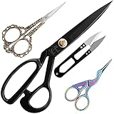 Handi Stitch Schneiderei Set (4-teilig) - Strapazierfähige Stahl Schere L28,2...