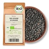 Kamelur Bio Sesam Schwarz (2,5kg) - Sesamsamen Nicht Geröstet Und Ohne Zusätze