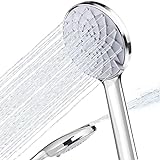 Duschkopf, [Hoher Druck] Spopal Wassersparende Dusche, 6 Funktionen, verstellbar,...