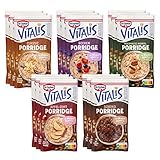Dr. Oetker Vitalis Porridge im 15er Probier-Set, alle 5 Sorten 3x, Porridge...