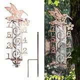 DTYGUIXE Regenmesser für Garten Frostsicher, Garten Niederschlagsmesser, 60 *...