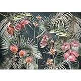 Runa Art Fototapete Blumen 352 x 250 cm Vlies Tapeten XXL Moderne Wandtapete...