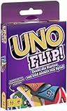 Mattel Games - UNO FLIP! Kartenspiel mit beidseitig bedruckten Karten, neuem Twist und...