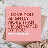 highgrove cards Jubiläumskarte | Karte für Ehemann/Ehefrau/Freund/Freund/Partner –...