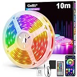 LED Strip 10m, LED Streifen Bluetooth RGB Led Band Selbstklebend mit...