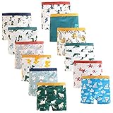 JackLoveBriefs Jungen Boxershorts aus Baumwolle Unterhosen 12er Pack, 5-7 Jahre,...