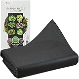 OwnGrown Unkrautvlies Wasserdurchlässig: 10m² Gartenvlies 50g/m² Wintervlies...