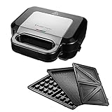 Russell Hobbs Multifunktionsgerät 3-in-1 [Sandwichmaker, Waffeleisen, Kontaktgrill]...
