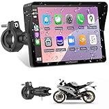 Wonsidary W722 Motorrad Carplay Display,Kabelloses CarPlay Motorrad & Android Auto für...