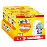 Swiffer Staubmagnet Nachfüllpackung, 54 Tücher (3×18), Fängt Und Schließt 3-mal Mehr...