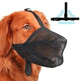 Hund Maulkorb, Weiche Verstellbare Mesh Maulkörbe, Atmungsaktive Haustier Maske...