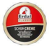 Erdal 75 ml Erdal Dose Classic Schuhcreme mit Bienenwachs Schwarz mit pflegenden Ölen,...