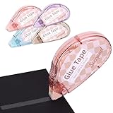 4 Stück Kleberoller Doppelseitiges Klebeband, Klebebänder Klebeband Roller Scrapbook...