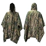 Mture Regenponcho Wasserdicht, Wasserdichter Regenjacken, Tarnzelt, Tarnanzug,...