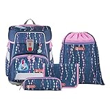 Step by Step Schulranzen-Set SPACE „Mermaid Bella“ 5-teilig, lila-rosa, Unterwasser,...