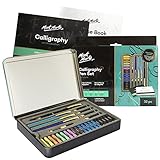 Mont Marte Kalligraphie-Set – 33-teilig – Enthält: 4x Kalligraphie-Füller, 5x...