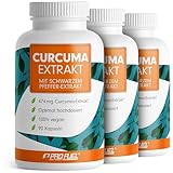 Kurkuma Kapseln 270x hochdosiert: EINE Curcuma-Kapsel enthält das Extrakt aus 23.700mg...