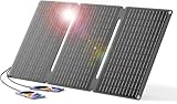 【Solar Ladegerät 30W 18V Kit】 KWODE 30W Solarpanel Faltbar Camping Tragbares, ETFE...
