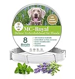 MC-Royal® Deluxe Zeckenhalsband für Hunde - 100% natürliche Inhaltsstoffe -...