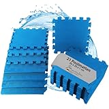 Montafox 1,95 m² Unterlegmatte Poolmatte 1 cm Dicke 21 Stück 30 x 30 x 1 cm...