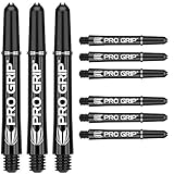 Target Darts 3 x Sätze of Schwarz Pro Grip Dartschäfte Zwischenzeitlich - 9 Dartschäfte...