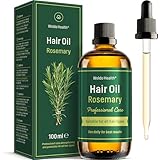 WoldoHealth Haaröl mit Rosmarinöl, Biotin, Vitamin E & B7-100ml mit Pipette...