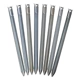 Sandheringe, 30cm - Sandfortress von outdoorer - 8 Stück 1,2 mm dicke Stahlheringe mit...