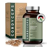 AUSZEICHNUNG* 2023 – Cordyceps Kapseln hochdosiert VEGAN – [180]Stk. mit [40]%...