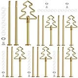 6 Pack Etageren Stangen Set, Metallstangen Mittellochausstech, Etagere Bausatz Vintage...