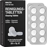 20x Reinigungstabletten für Kaffeevollautomaten | gegen Kaffeeöl-Rückstände | für...