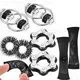 XPEX 8 Stück Fidget Toys Set - Gewebter Netzschlauch, Stressabbauringe,...